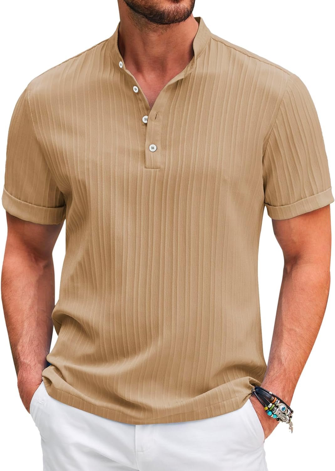 Cillian | Men's Open Collar Casual Shirt