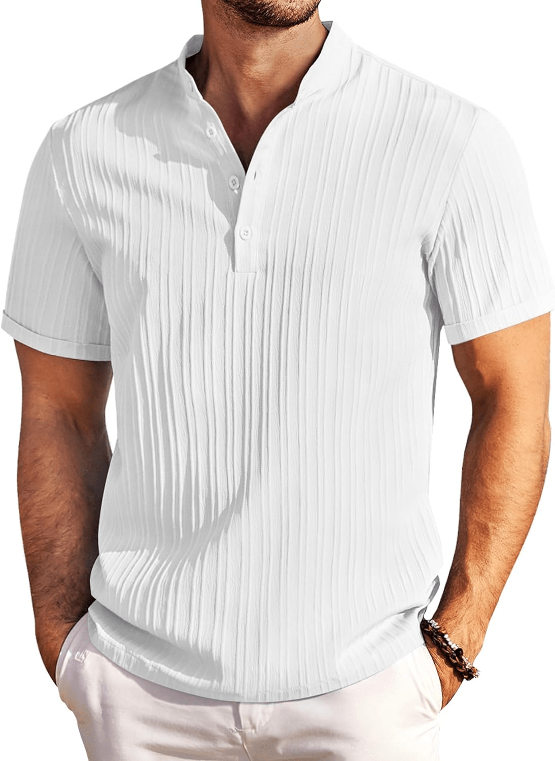 Cillian | Men's Open Collar Casual Shirt