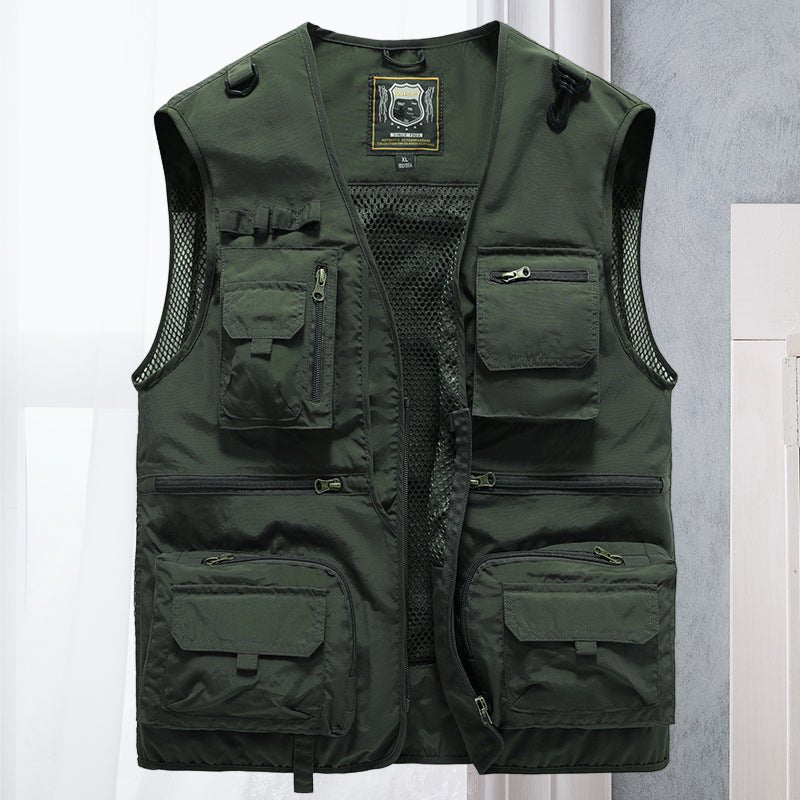 Adriel | Men's Multi-Pocket Utility Vest