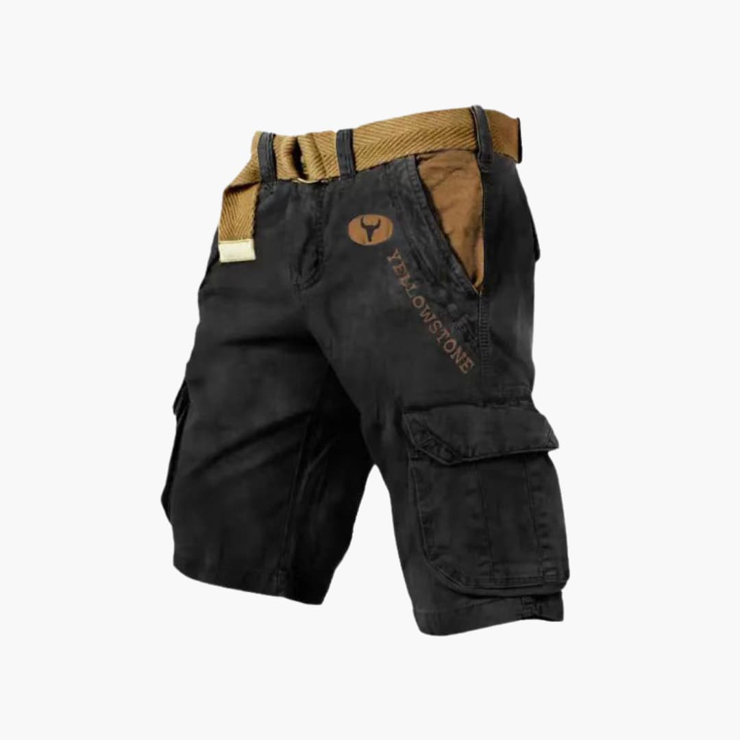 Lance | Men's Cargo Shorts with Belt & Multiple Pockets
