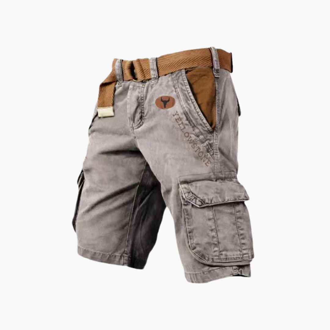 Lance | Men's Cargo Shorts with Belt & Multiple Pockets