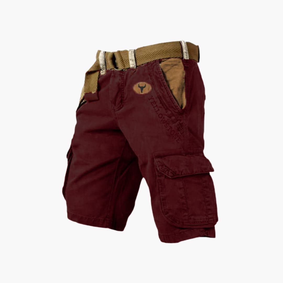 Lance | Men's Cargo Shorts with Belt & Multiple Pockets