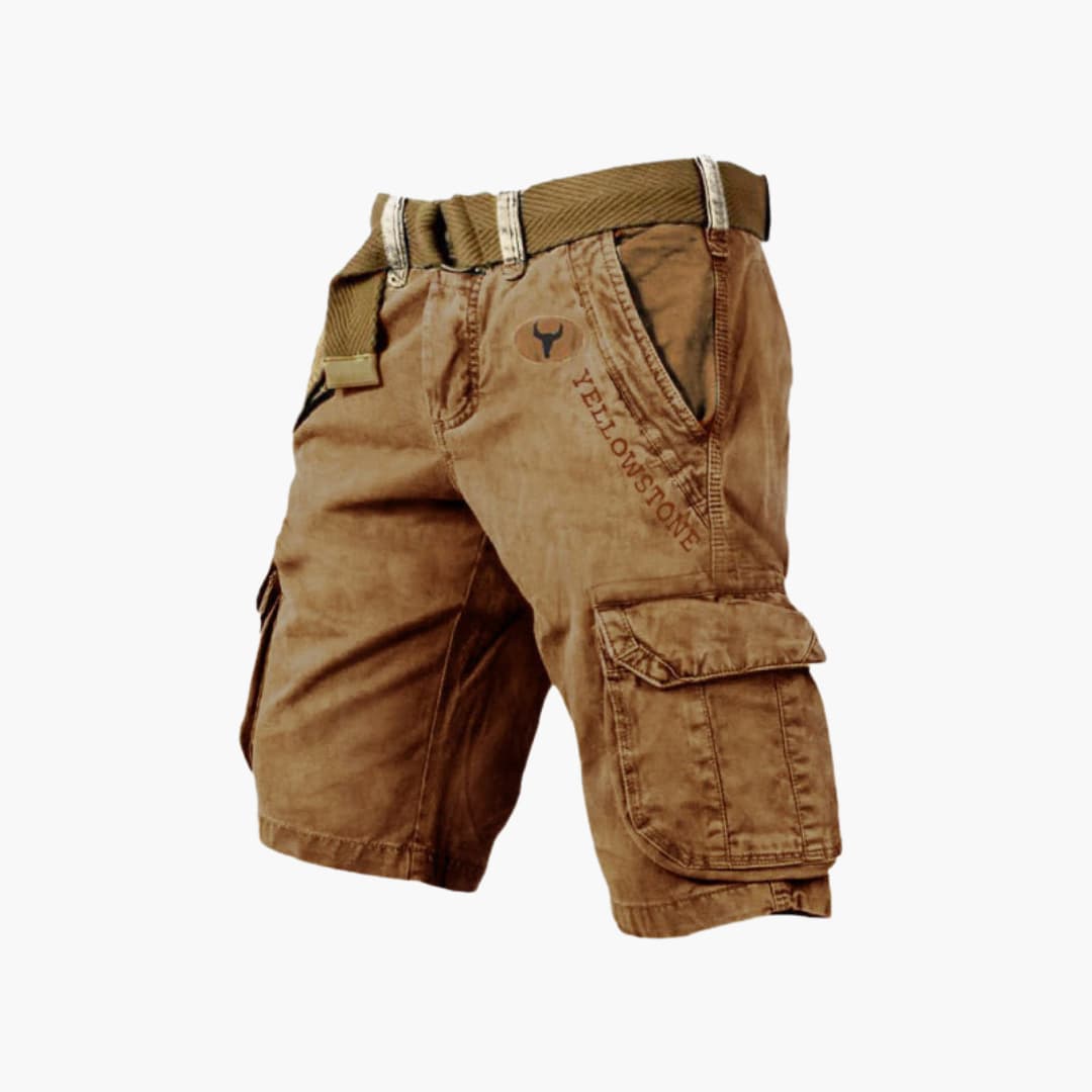 Lance | Men's Cargo Shorts with Belt & Multiple Pockets