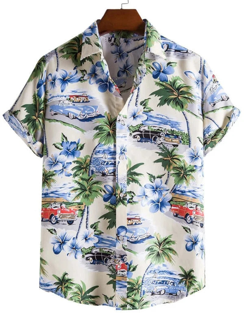 Robin |  Men's Short Sleeve Hawaiian Shirt