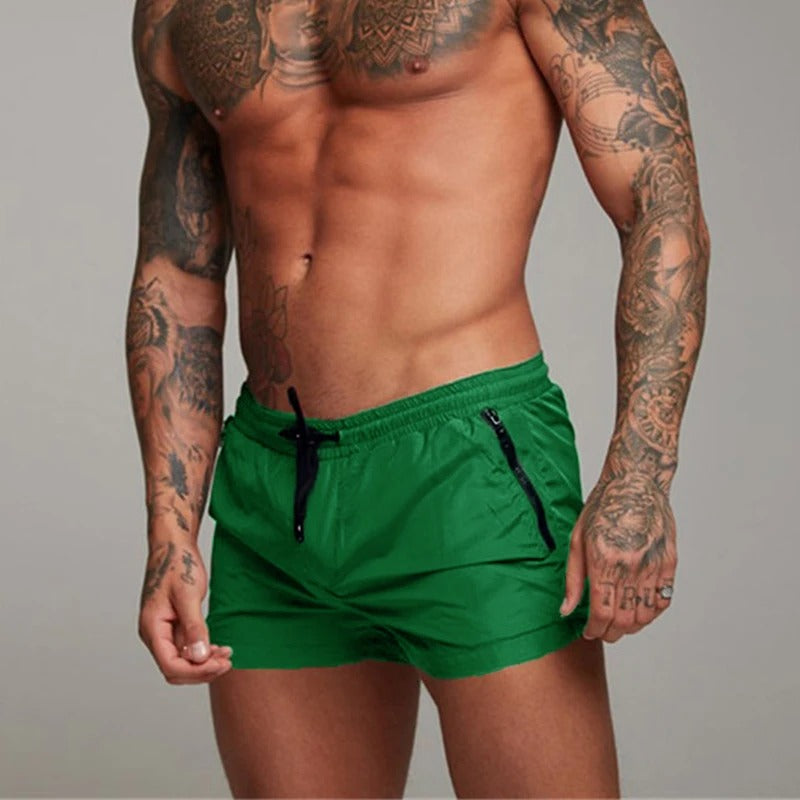 Billy | Men's Stretch Quick-Dry Swim Trunks with Drawstring Waist