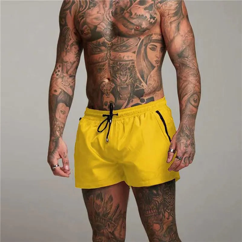 Billy | Men's Stretch Quick-Dry Swim Trunks with Drawstring Waist
