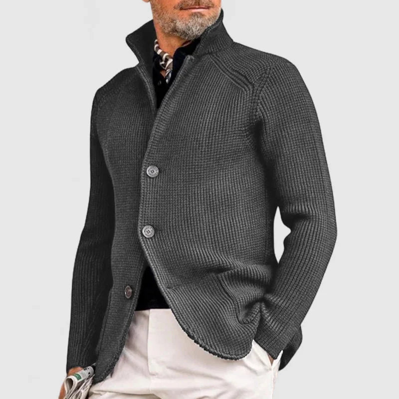 Briar | Men's Chunky Knit V-Neck Cardigan