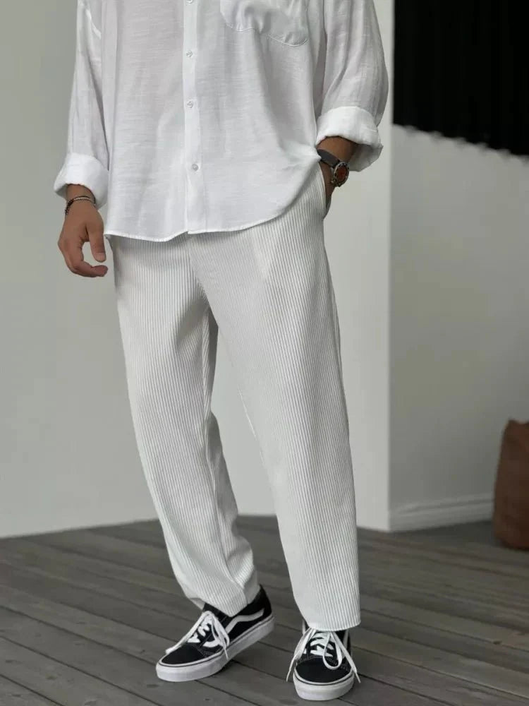 Lorenzo | Men's Corduroy Chino Trousers