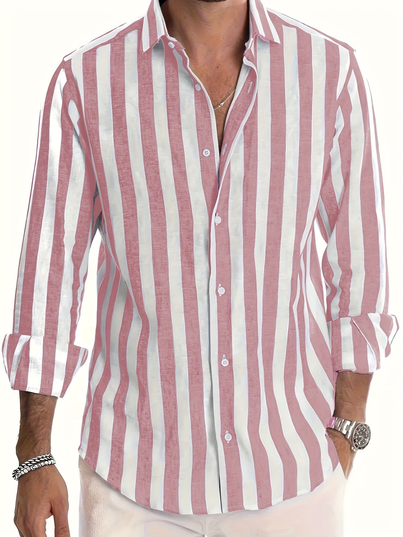 Frasier | Striped Long Sleeve Men’s Shirt