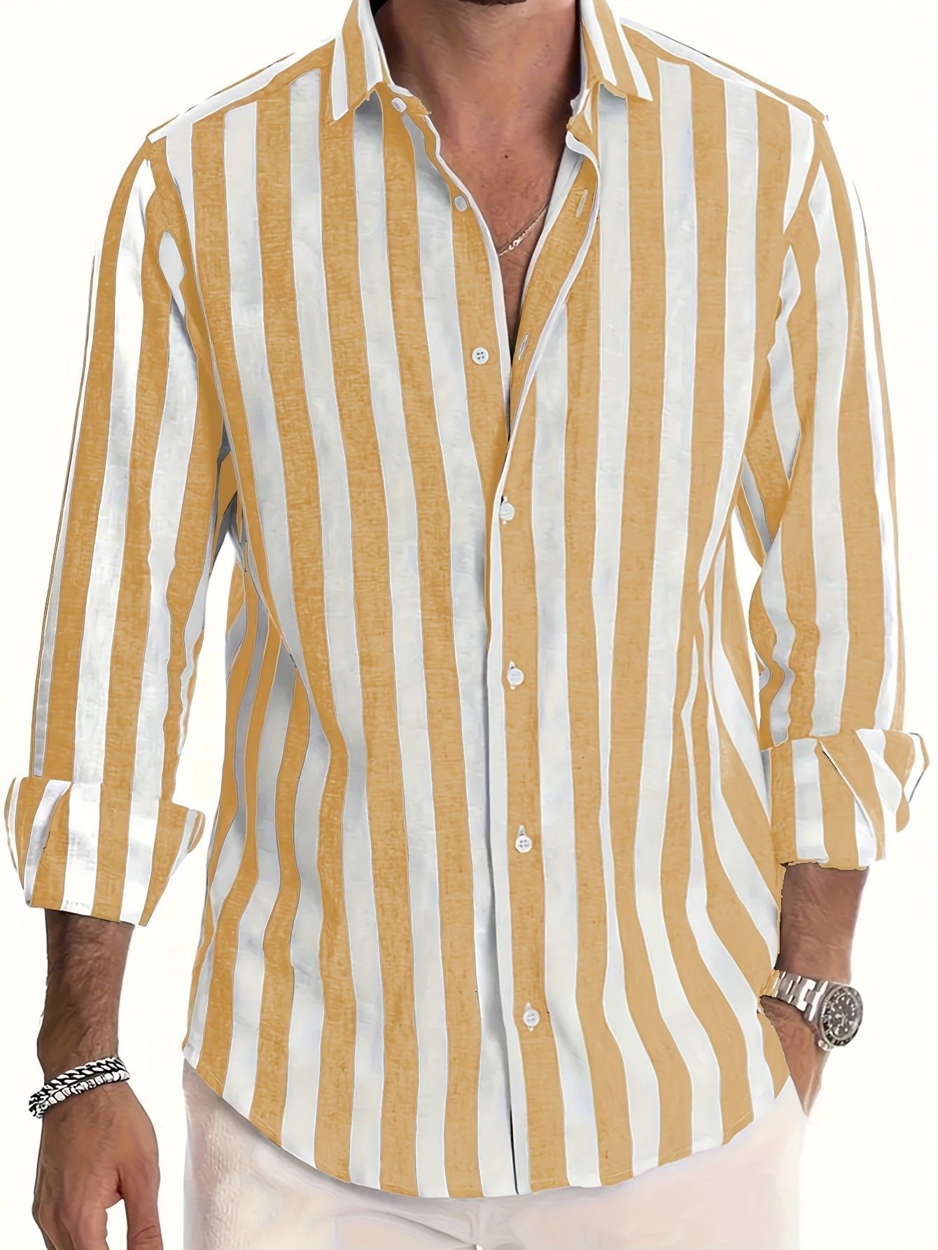 Frasier | Striped Long Sleeve Men’s Shirt