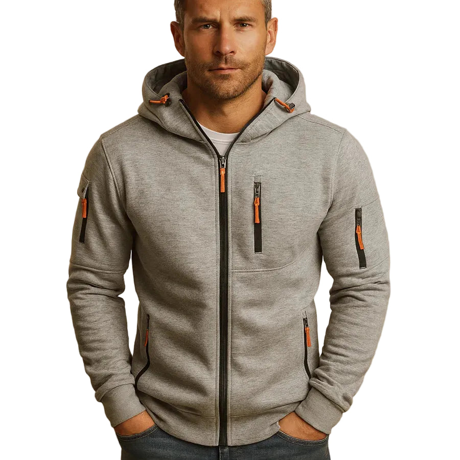 Isaac | Men's Full-Zip Hooded Fleece Jacket