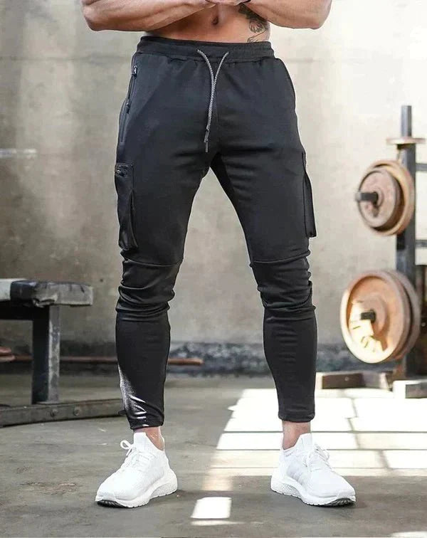 Zayn |  Men's Athletic Cargo Pants with Zip Pockets