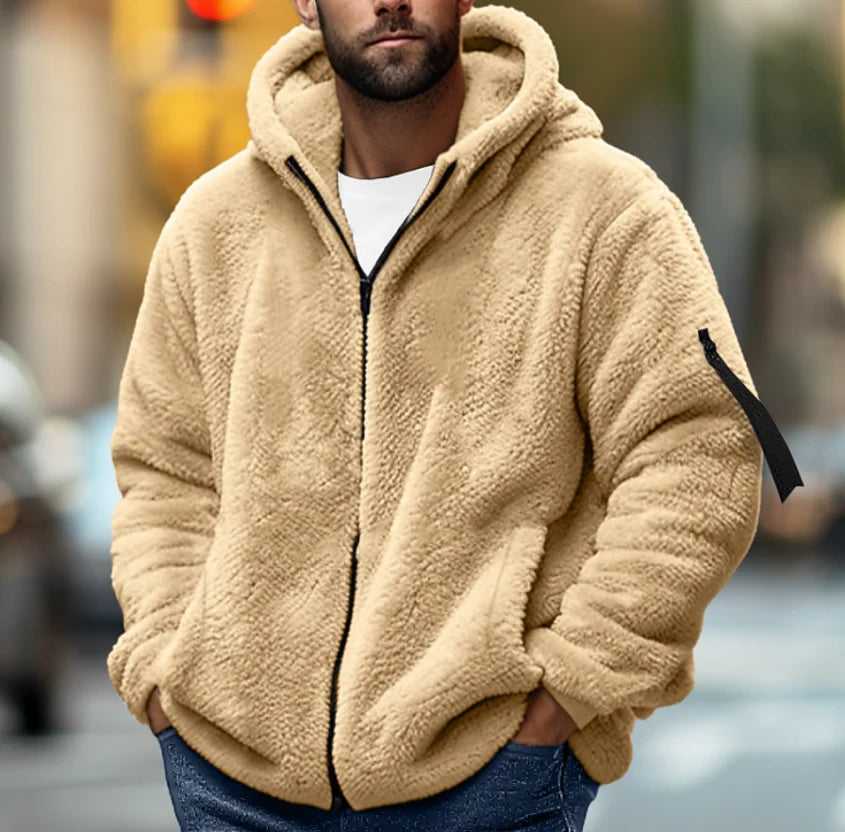 River | Men's Reversible Hooded Fleece Jacket