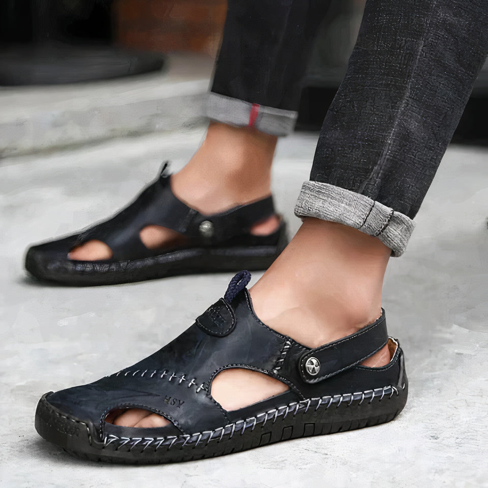 Benny | Men's Orthopedic Leather Sandals