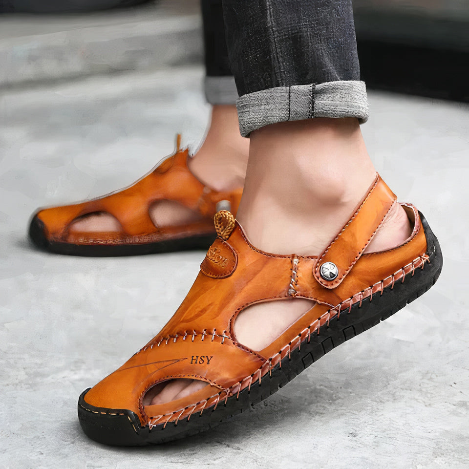 Benny | Men's Orthopedic Leather Sandals