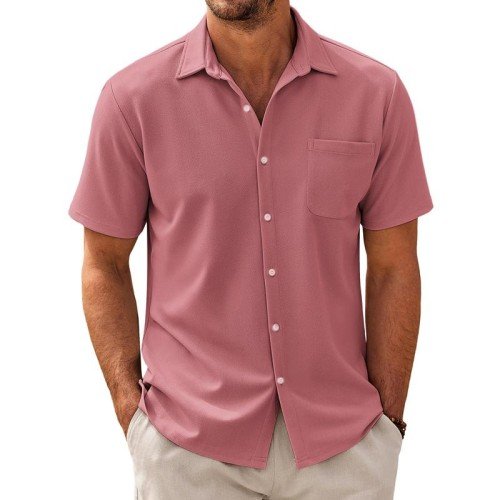 Kiefer | Men's Casual Short Sleeve Shirt with Chest Pocket