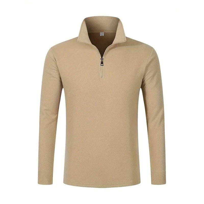 Trevor | Men's Quarter-Zip Mock Neck Sweater