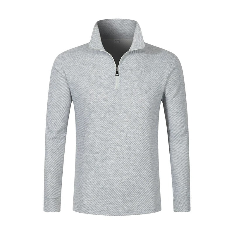 Trevor | Men's Quarter-Zip Mock Neck Sweater
