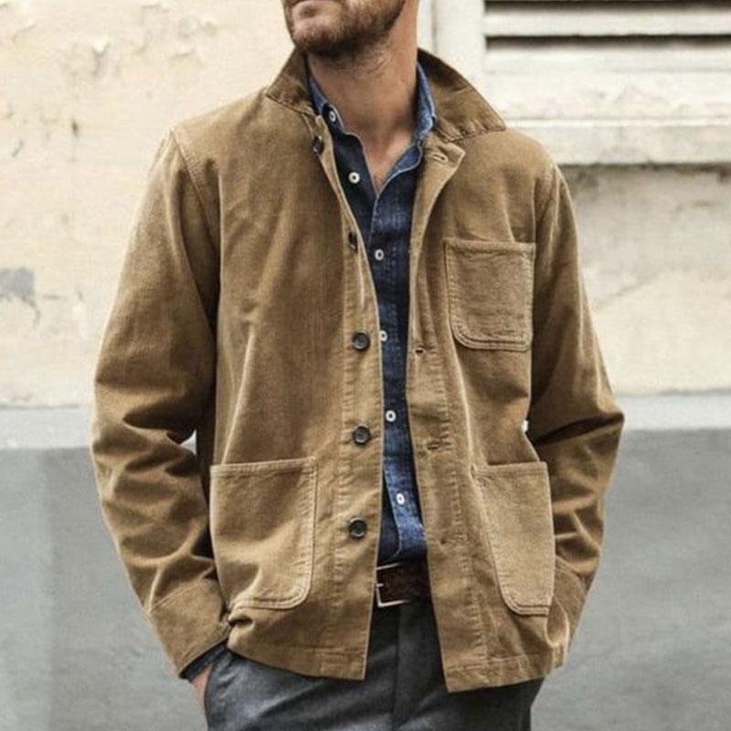 Jude | Vintage Lapel Jacket with Flap Pockets