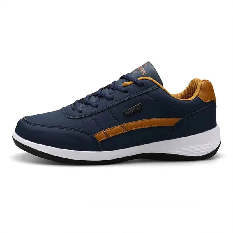 Jojo | Men's Two-Tone Low-Top Synthetic Leather Sneakers