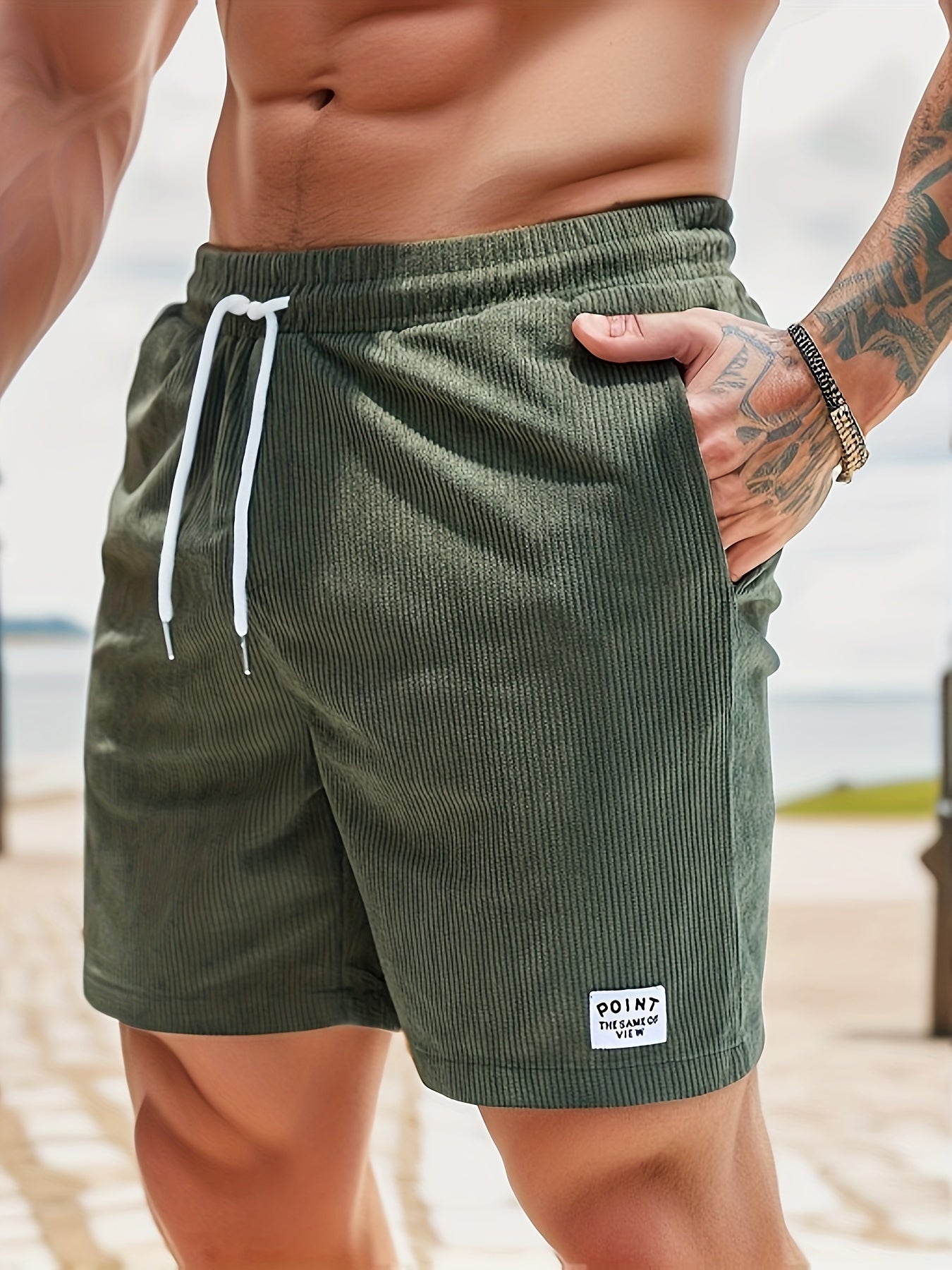 Stephen | Men's Casual Corduroy Shorts