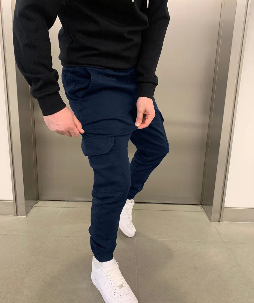 Lucas | Men's Cargo Joggers with Drawstring Waist