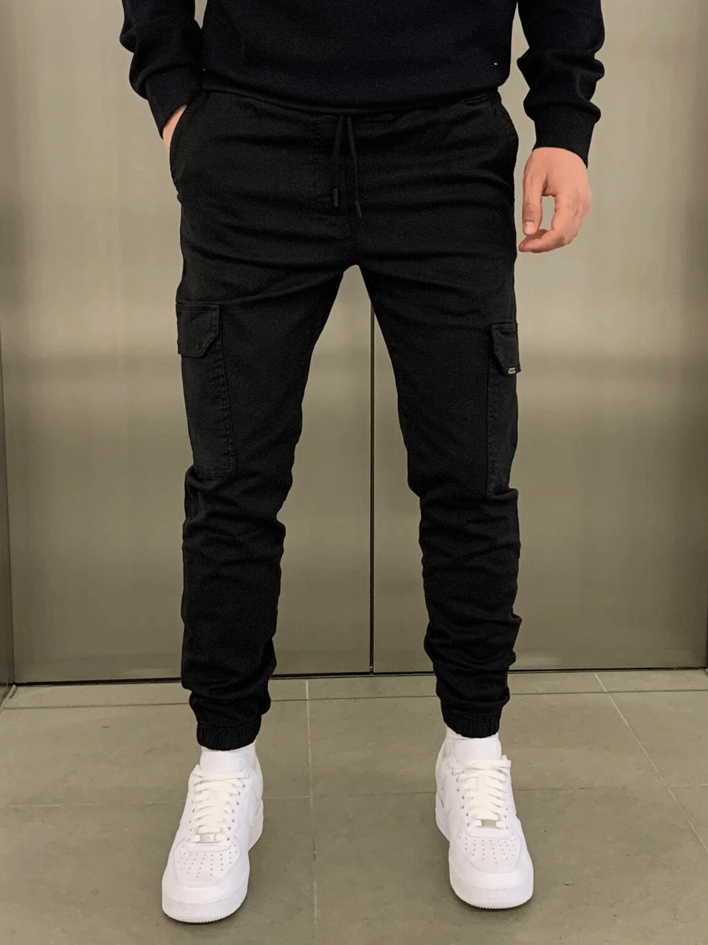 Lucas | Men's Cargo Joggers with Drawstring Waist