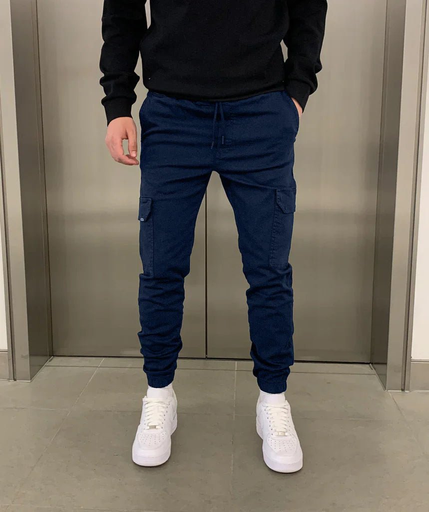 Lucas | Men's Cargo Joggers with Drawstring Waist