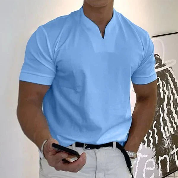 Edgar | Men's V-Neck Quick-Dry Performance T-Shirt