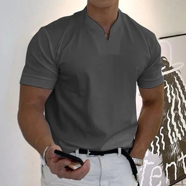 Edgar | Men's V-Neck Quick-Dry Performance T-Shirt