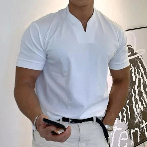Edgar | Men's V-Neck Quick-Dry Performance T-Shirt