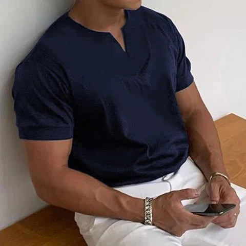 Edgar | Men's V-Neck Quick-Dry Performance T-Shirt