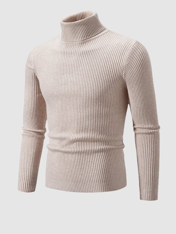 Monroe | Men's Slim Fit Ribbed Turtleneck Sweater