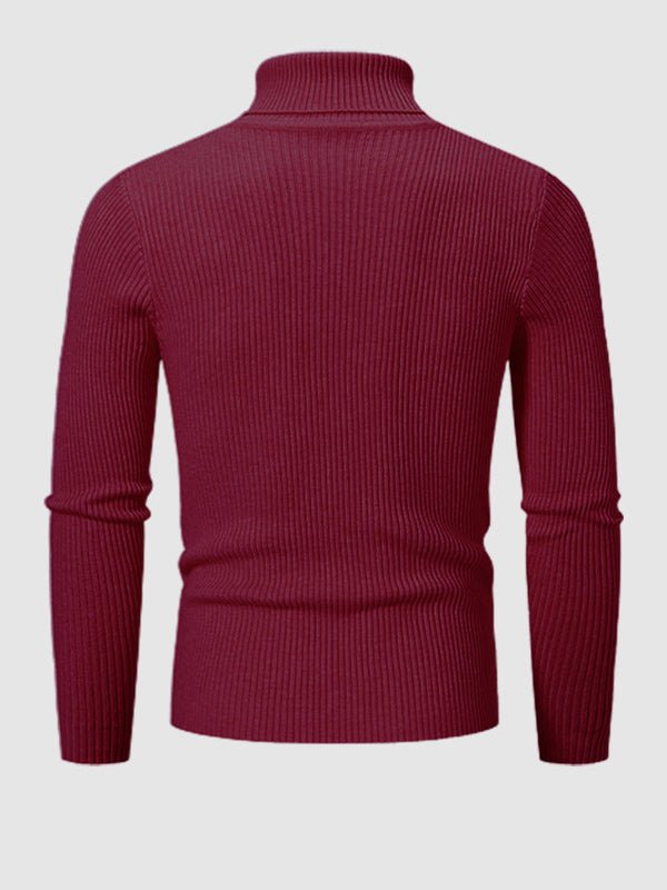 Monroe | Men's Slim Fit Ribbed Turtleneck Sweater