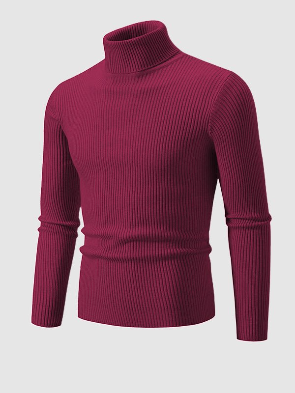 Monroe | Men's Slim Fit Ribbed Turtleneck Sweater
