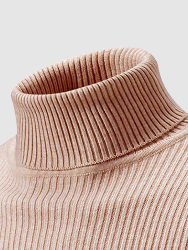 Monroe | Men's Slim Fit Ribbed Turtleneck Sweater