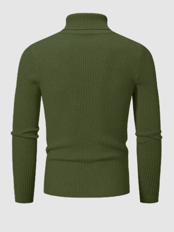 Monroe | Men's Slim Fit Ribbed Turtleneck Sweater