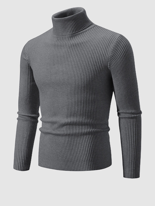 Monroe | Men's Slim Fit Ribbed Turtleneck Sweater
