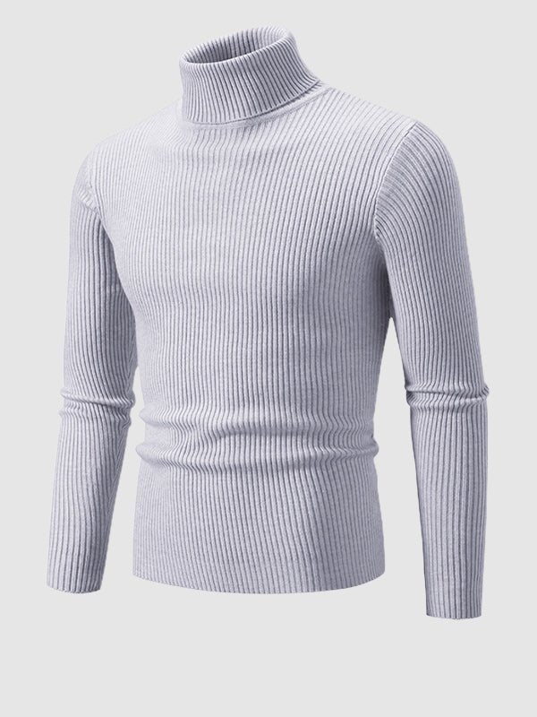 Monroe | Men's Slim Fit Ribbed Turtleneck Sweater