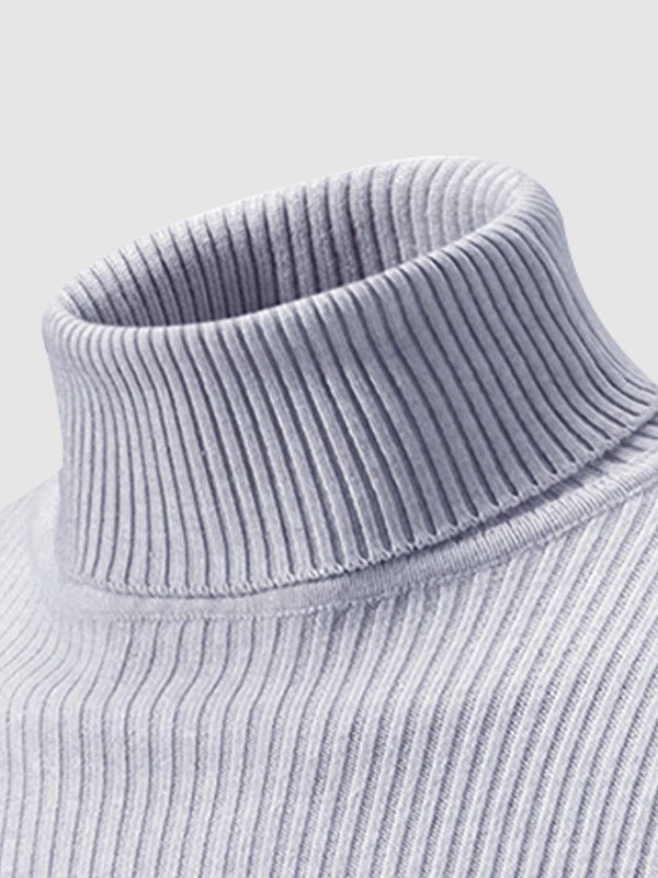 Monroe | Men's Slim Fit Ribbed Turtleneck Sweater