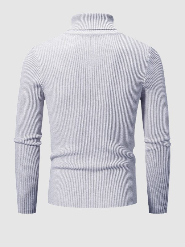 Monroe | Men's Slim Fit Ribbed Turtleneck Sweater