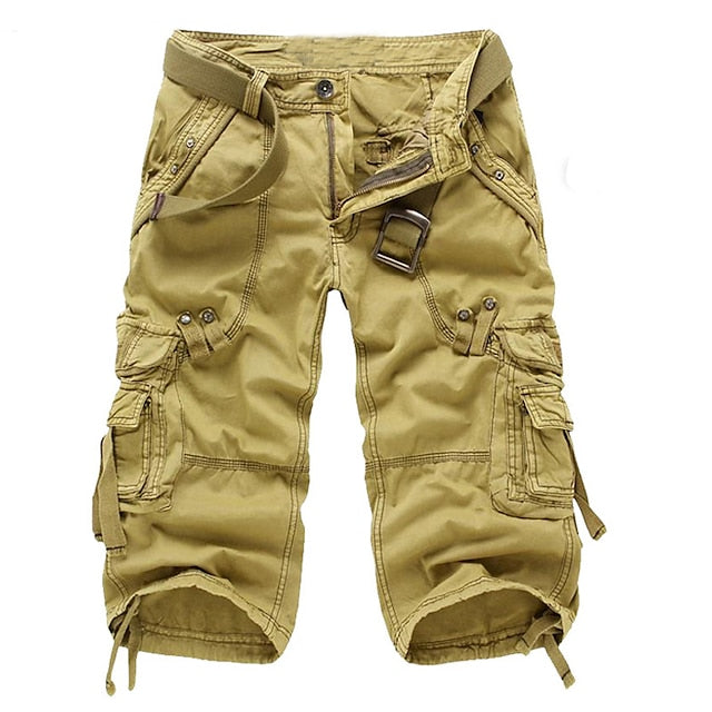 Chance | Men's Multi-Pocket Knee-Length Cargo Shorts