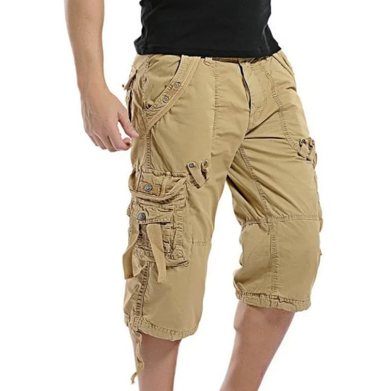 Chance | Men's Multi-Pocket Knee-Length Cargo Shorts