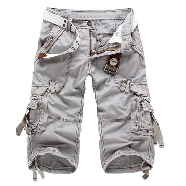 Chance | Men's Multi-Pocket Knee-Length Cargo Shorts