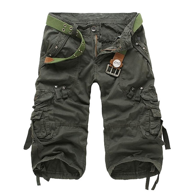 Chance | Men's Multi-Pocket Knee-Length Cargo Shorts