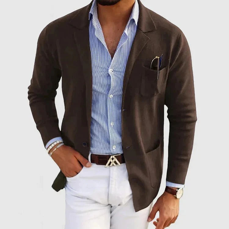 Alexander |  Men's Elegant Knit Casual Blazer