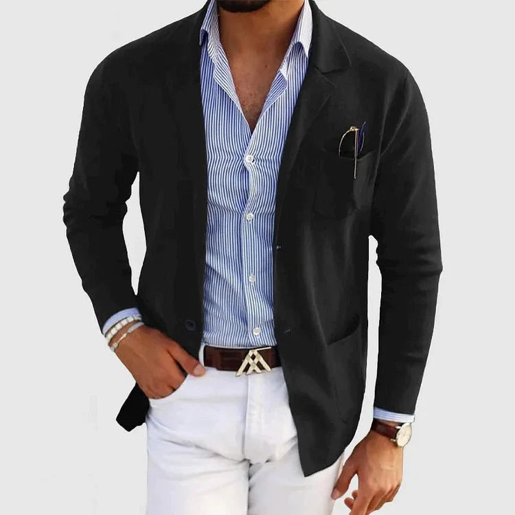 Alexander |  Men's Elegant Knit Casual Blazer