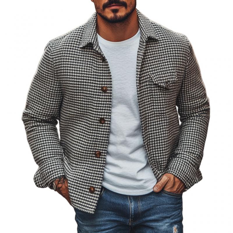 Tommy | Men's Long Sleeve Patch Pocket Overshirt
