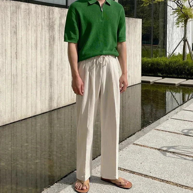 Apollo | Men's Drawstring Waist Summer Pants