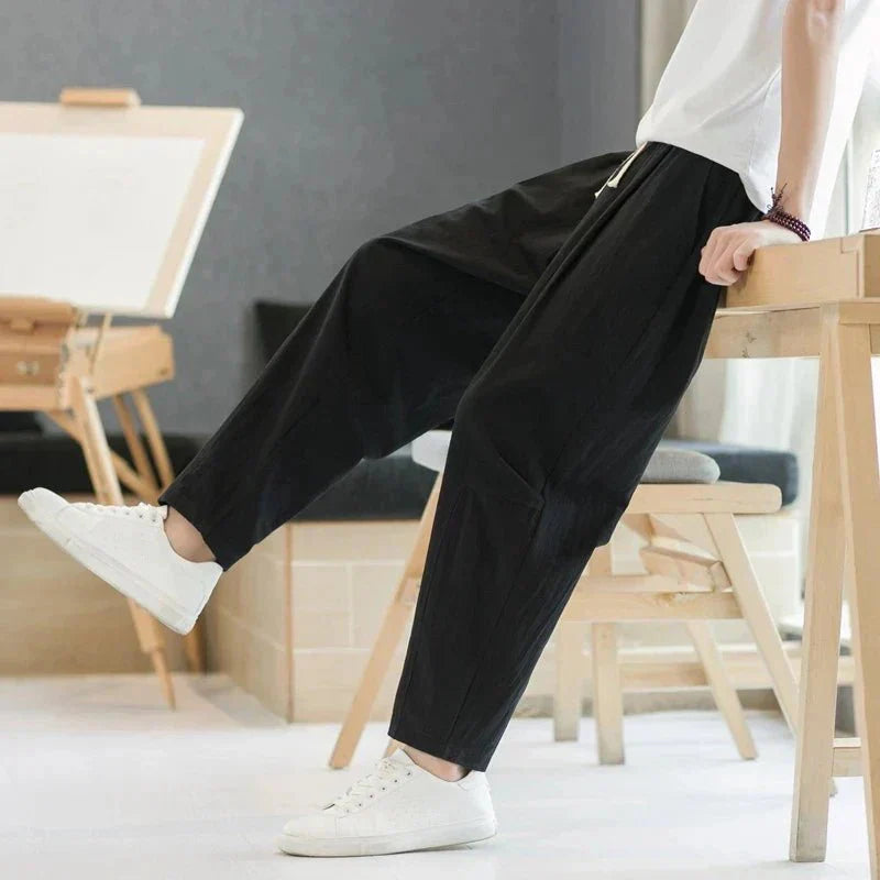 Apollo | Men's Drawstring Waist Summer Pants